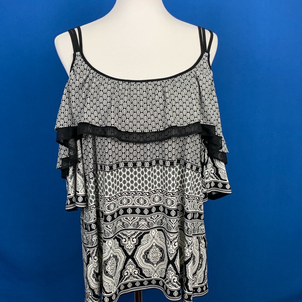 WHBM cold shoulder top